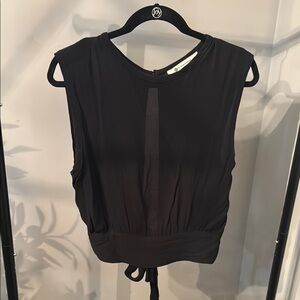 Black Sleeveless Top